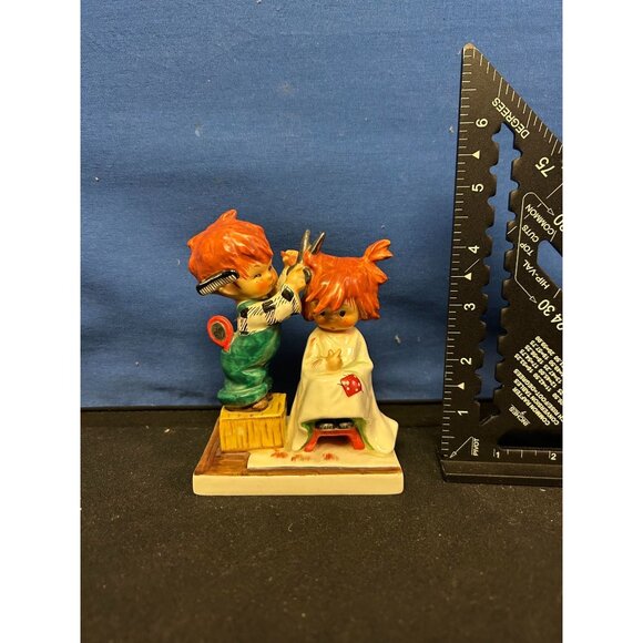 Hummel Goebel "Sheer Nonsense" Figurine Collectible Hand-Painted Red-Haired Kids - Picture 1 of 5